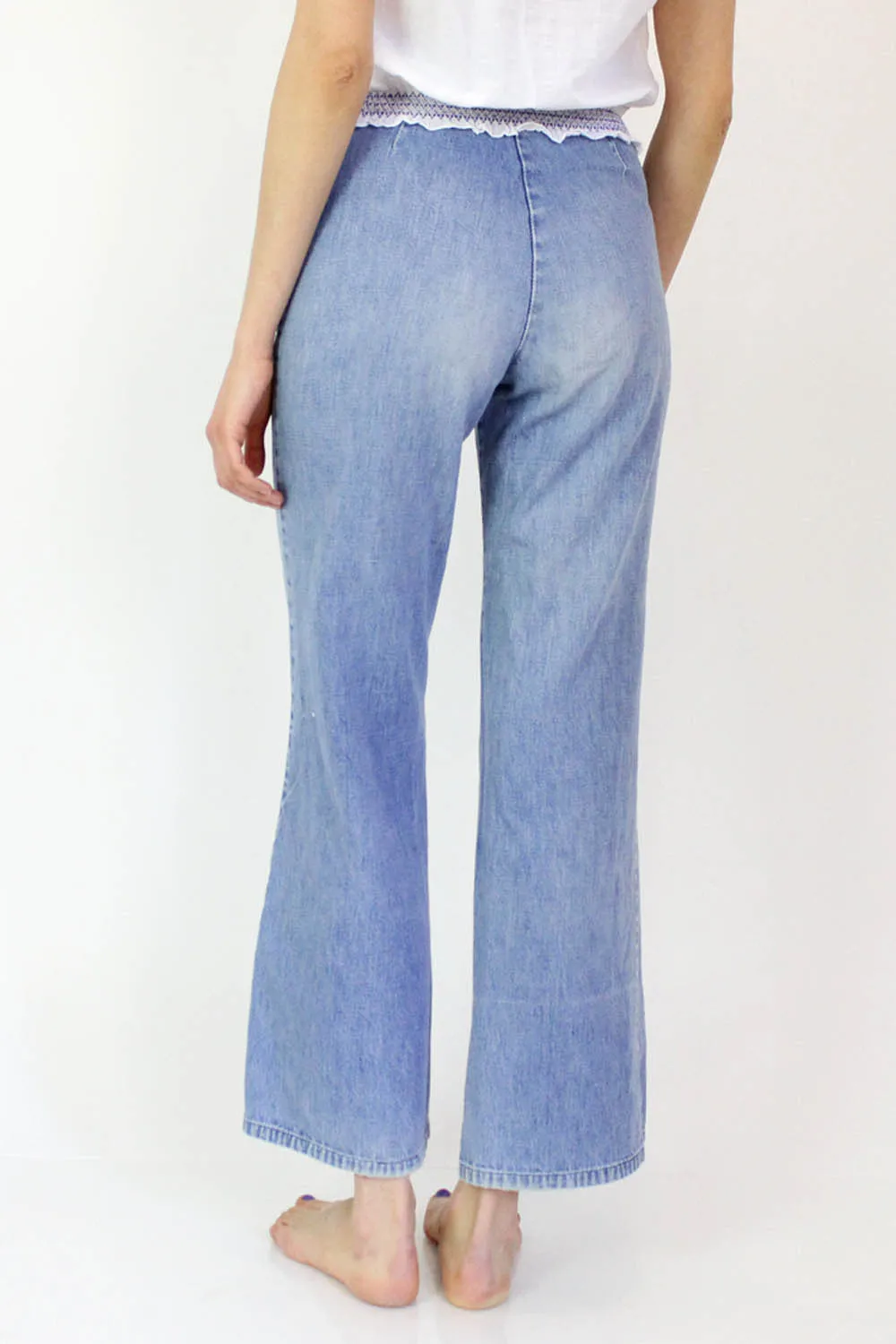 1970s High Waist Levis Denim Bell Bottoms XS