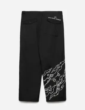 5137 Maha Basquiat Camo Loose Snopants® Black