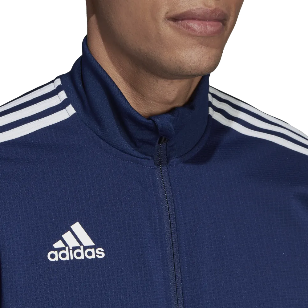 Adidas Adult Tiro 19 Training Jacket (Dark Blue/Blue/White)