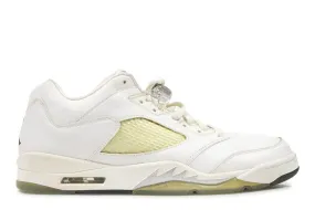 Air Jordan 5 Retro "White/Metallic Silver" Low WMNS