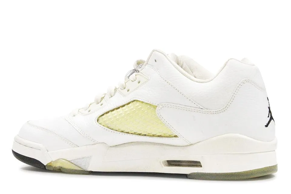 Air Jordan 5 Retro "White/Metallic Silver" Low WMNS