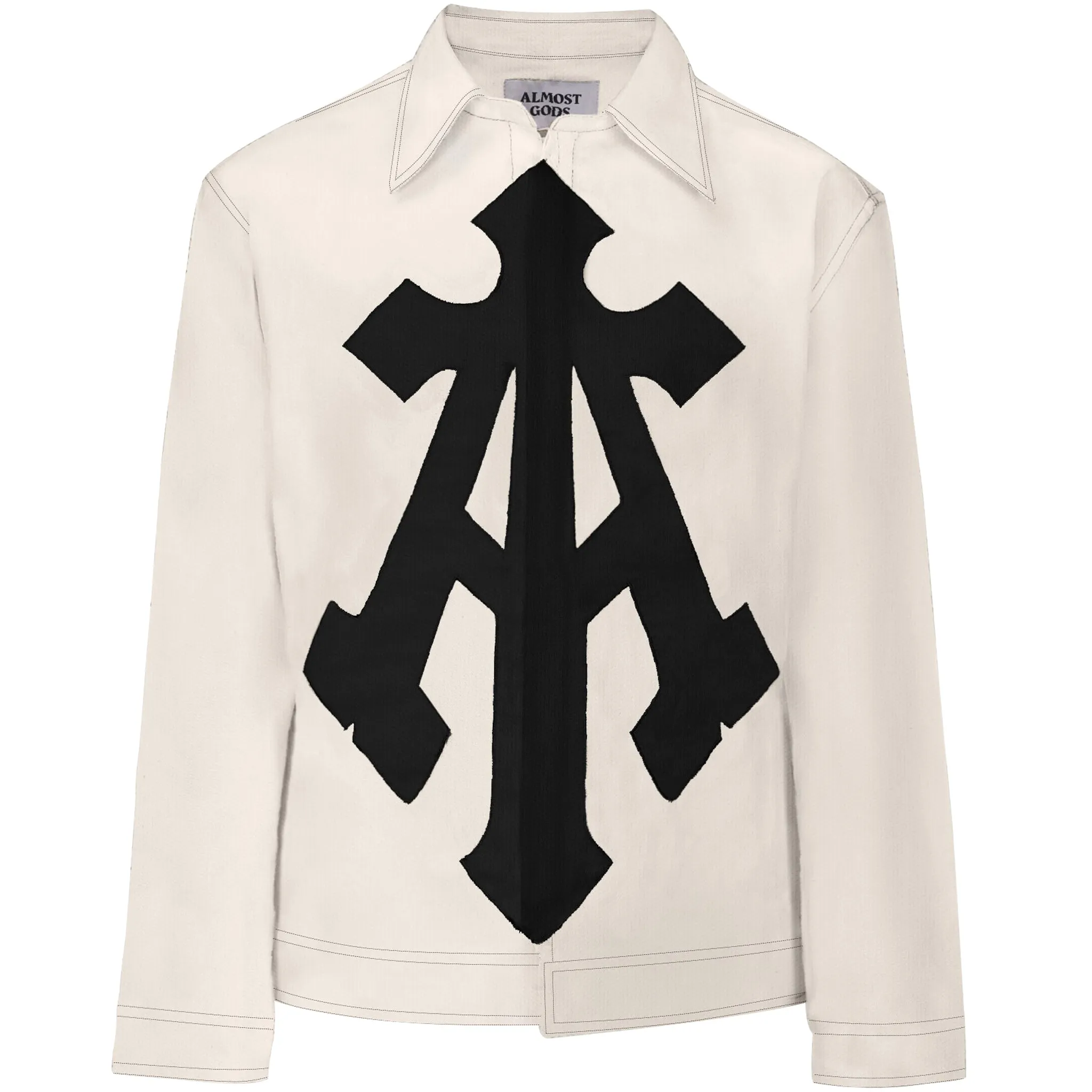 ALPHA CROSS JACKET (WHITE)