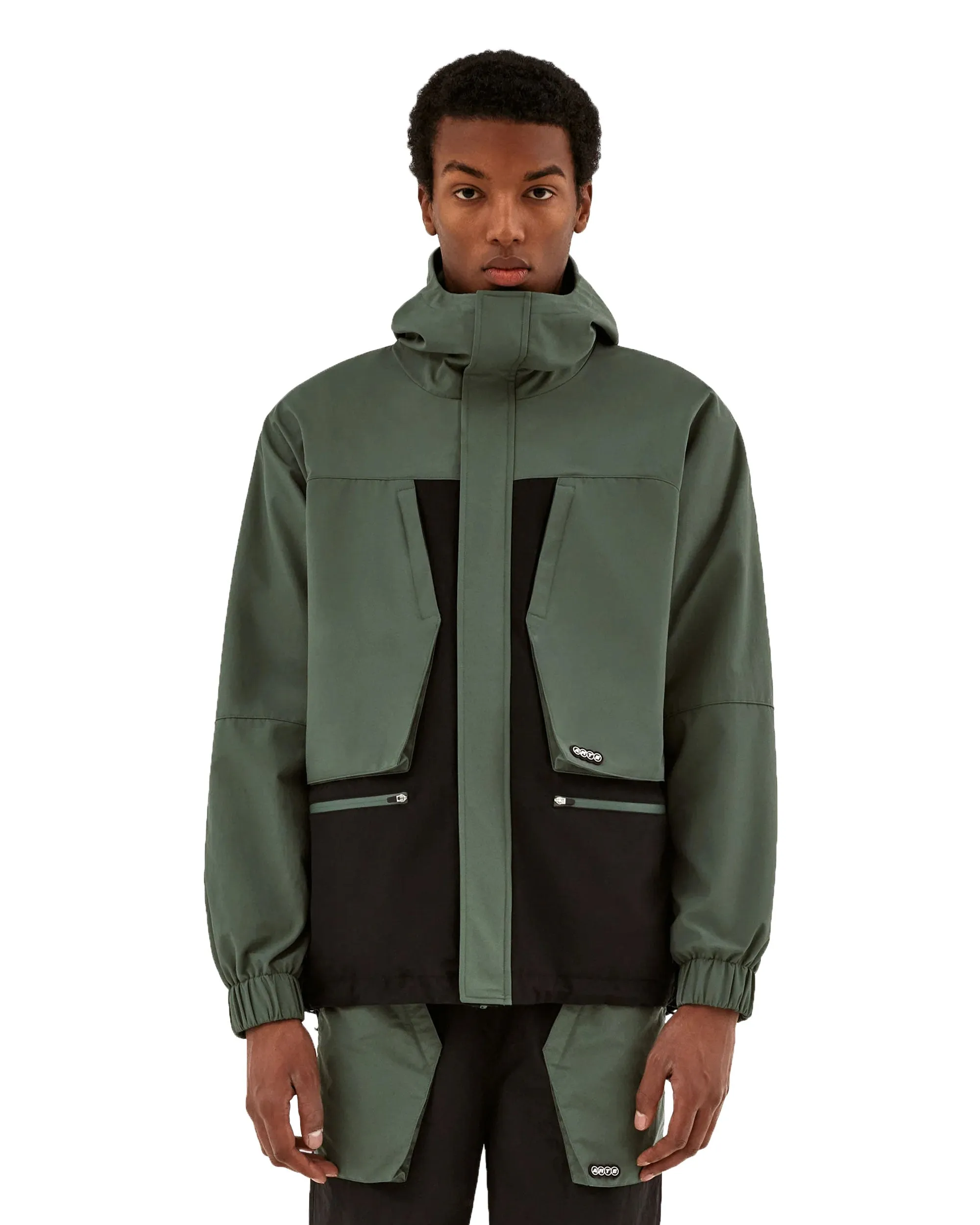 Arte Antwerp Jake Contrast Jacket Verde