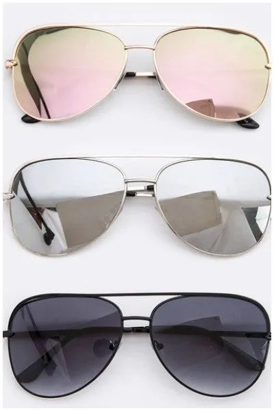 Aviator Sunglasses-Oversized