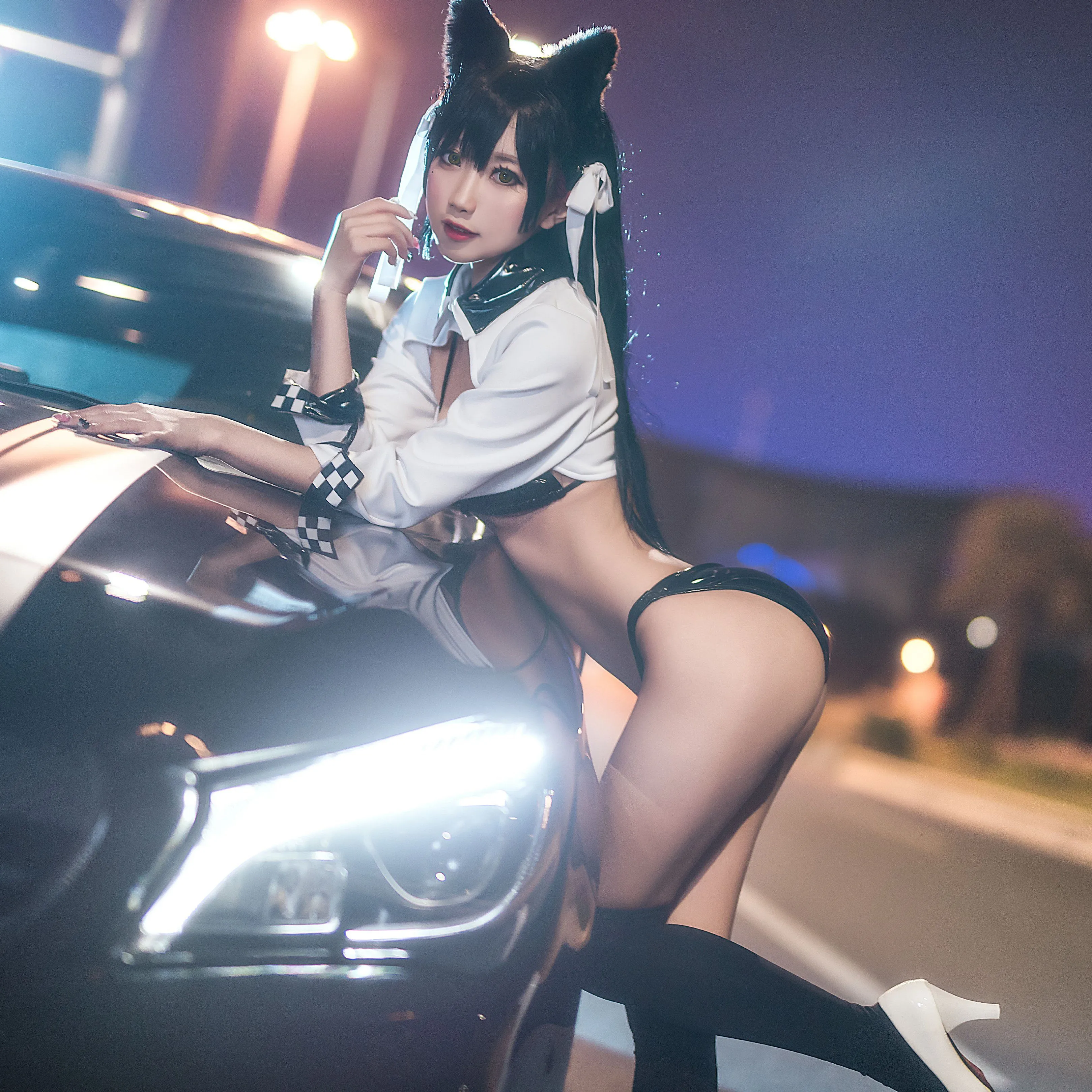 Azur Lane Atago Race Queen Cosplay SD00751