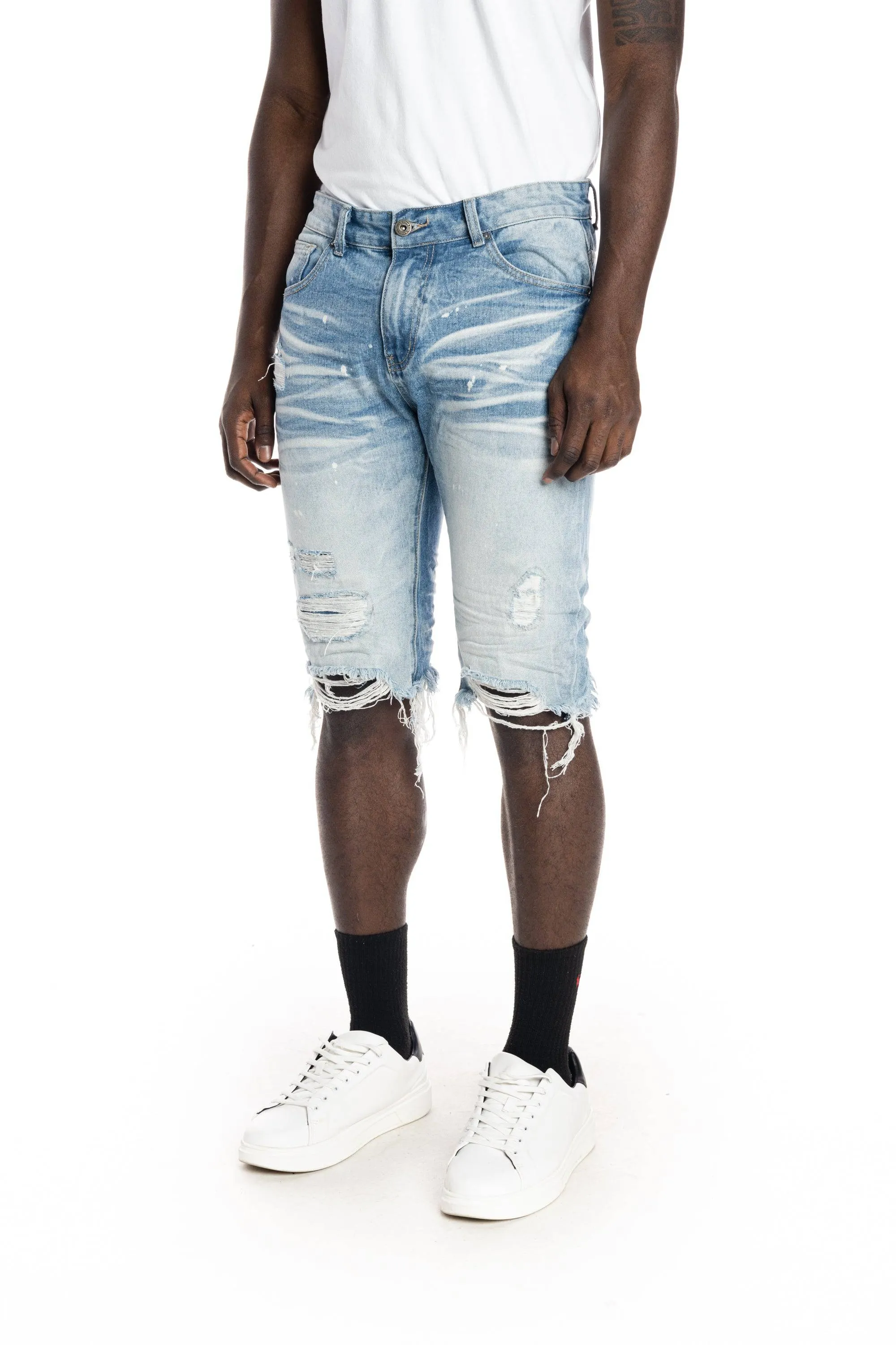 Basic Jean Shorts - Turner Blue