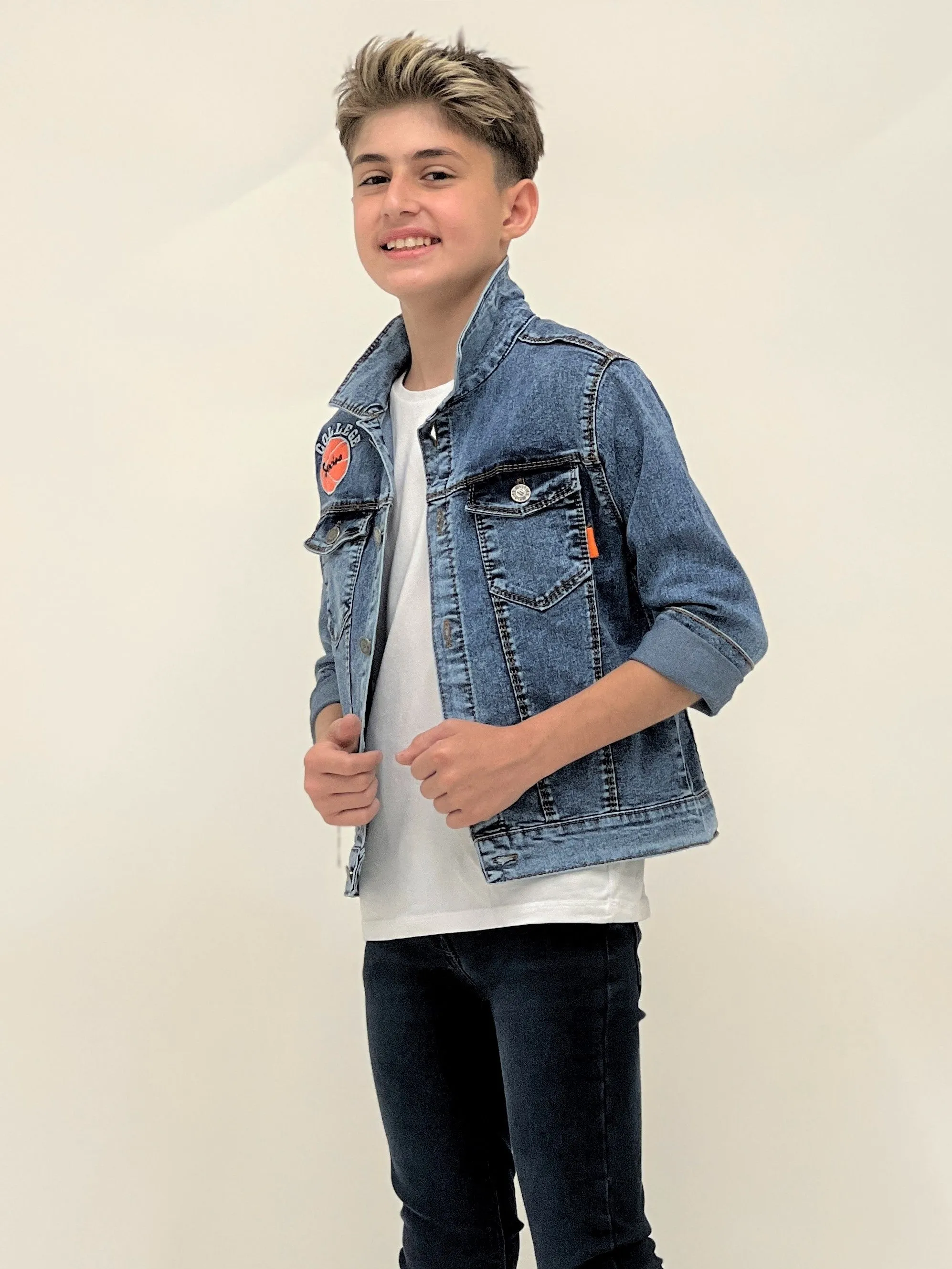 Boy College Jean Jacket AC22366123