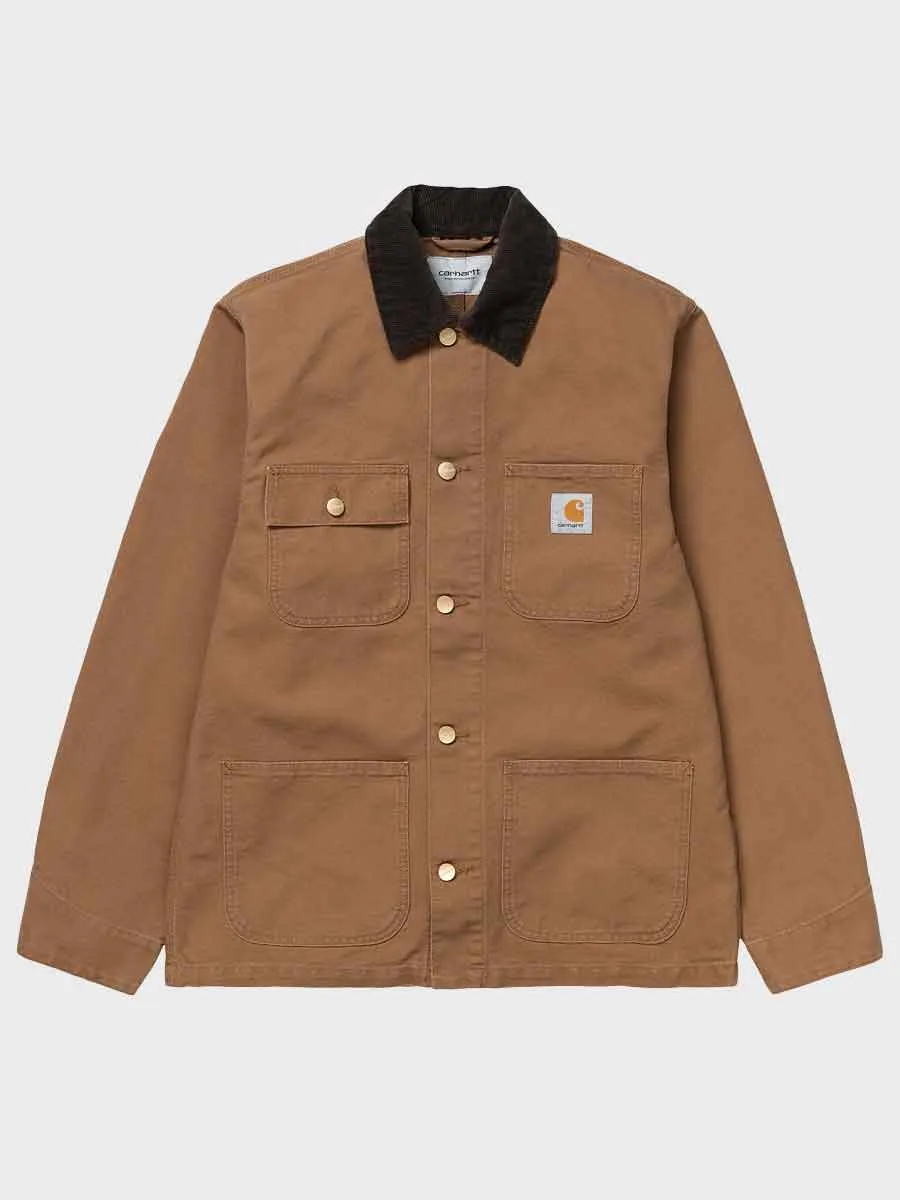 Carhartt Michigan Coat Hamilton Brown/Tobacco Rinse