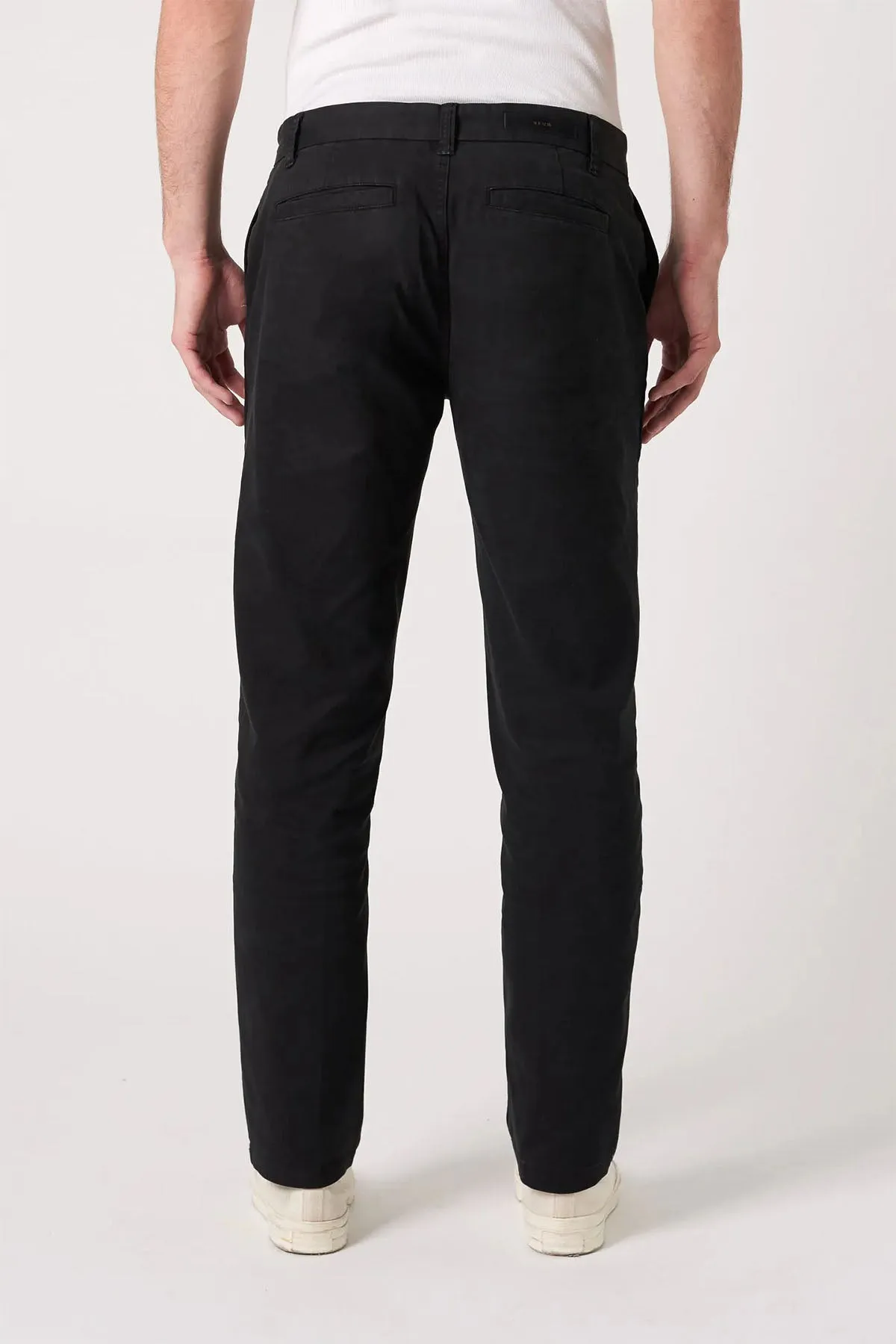 CASH WASHED TWILL PANT - BLACK