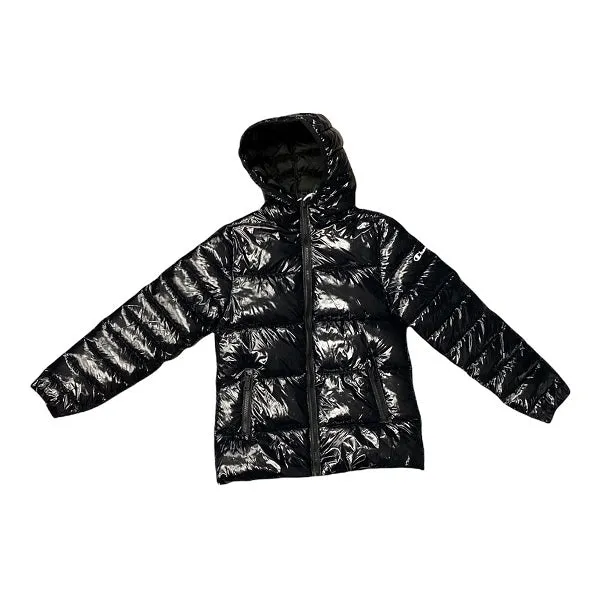 Champion Shiny synthetic down jacket for girls 404245 KK001 NBK black