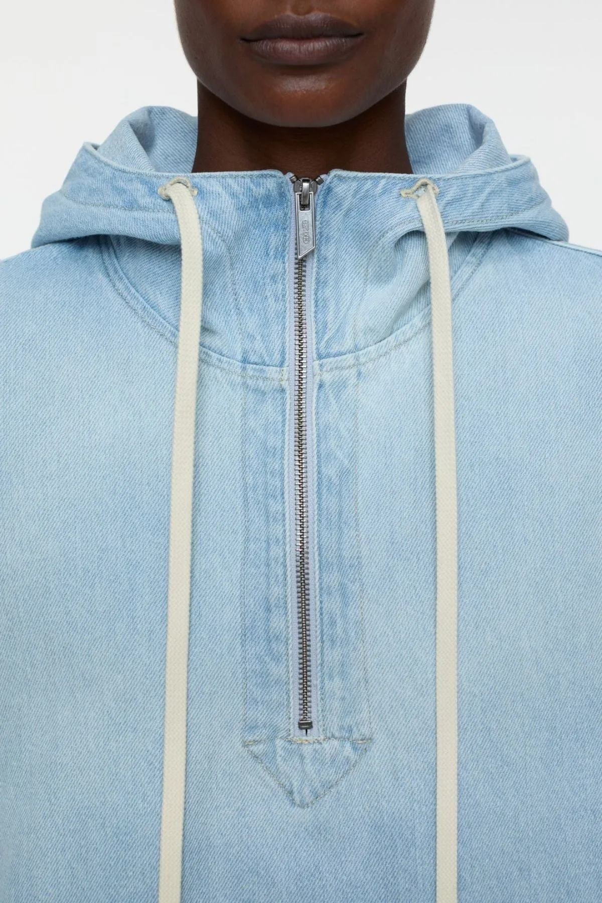 Closed Denim Hoodie - Light Blue