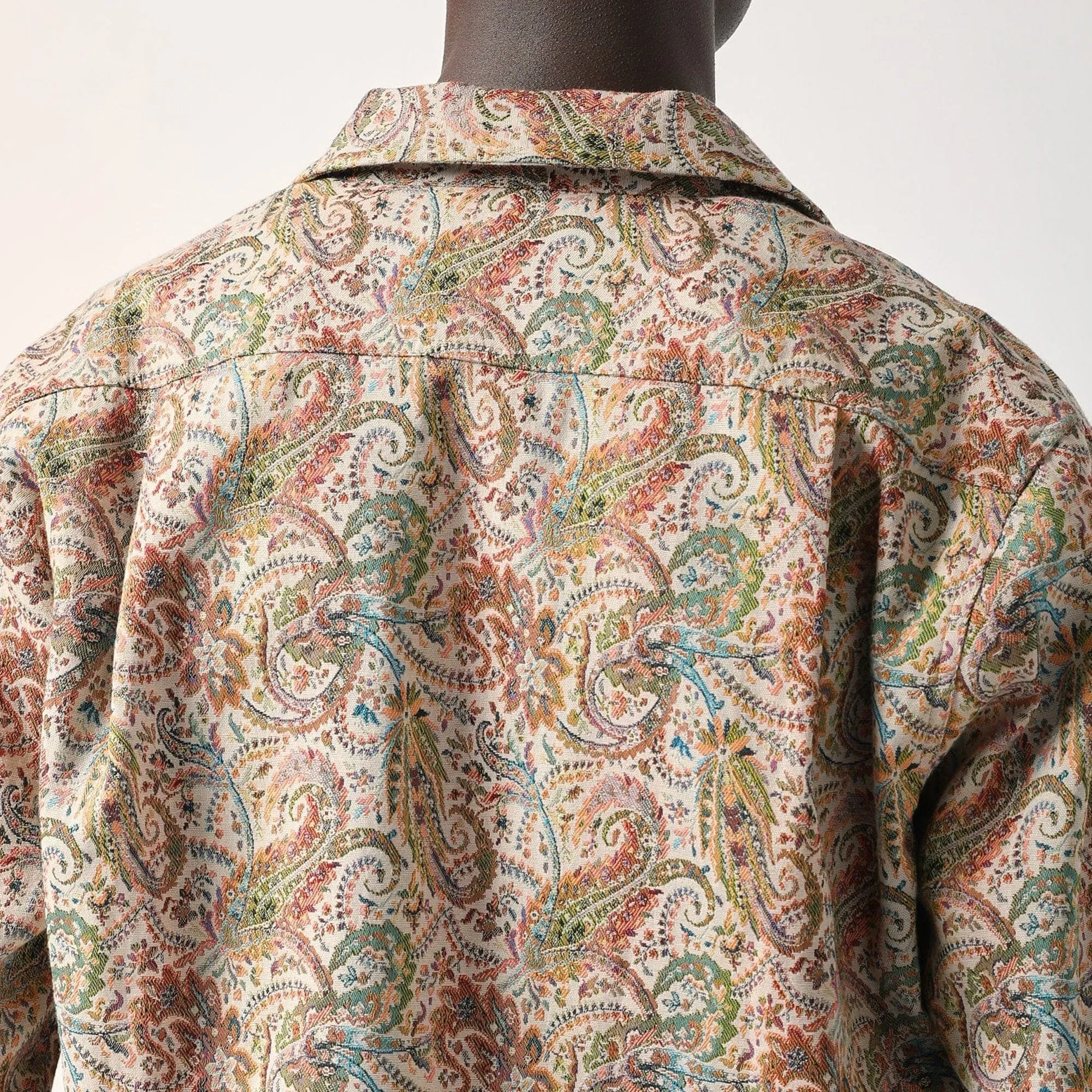 Corridor Mens Paisley Jacquard Military Jacket