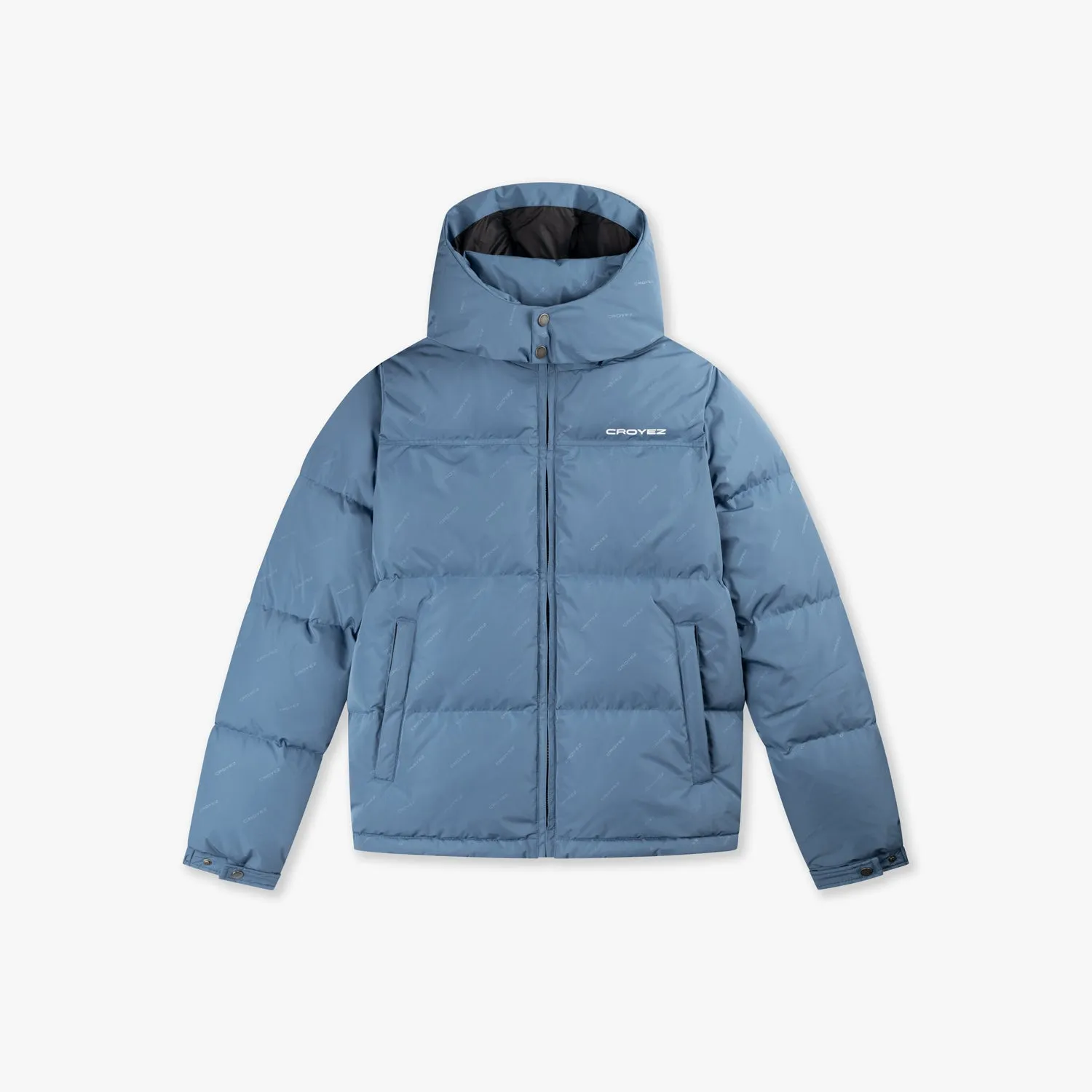 CROYEZ ALLOVER PUFFER JACKET - VINTAGE BLUE