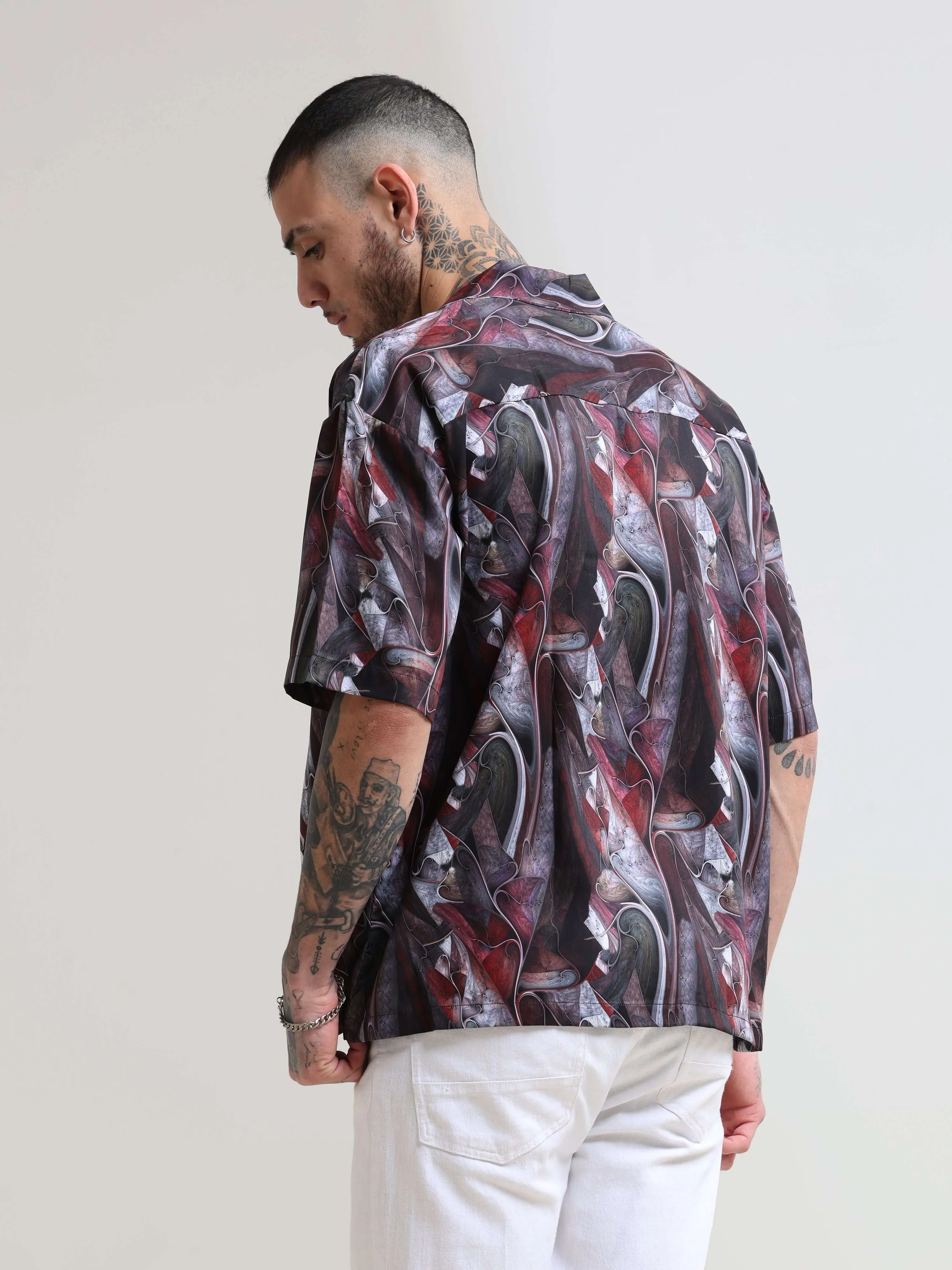 Cuban Wave Oversized Shirt