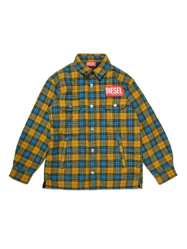 Diesel Shirt Check Mustard