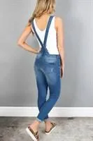 Distressed Overalls