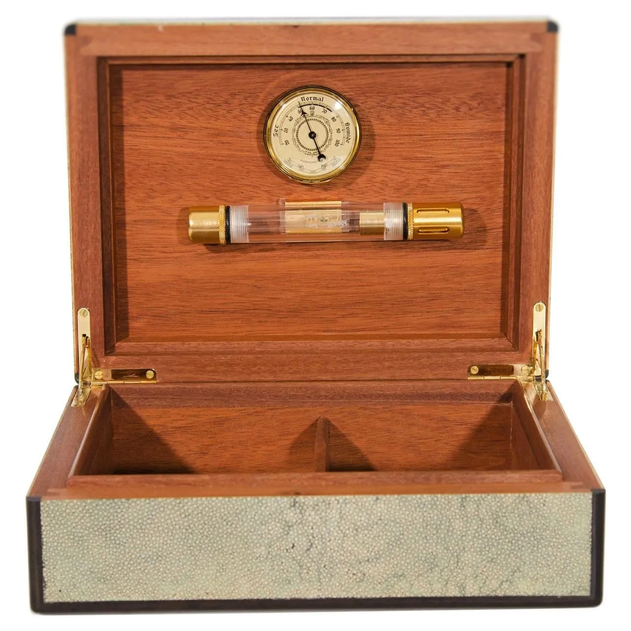 Eli Bleu and Jean Puiforcat Cigar Humidor with Hygrometer