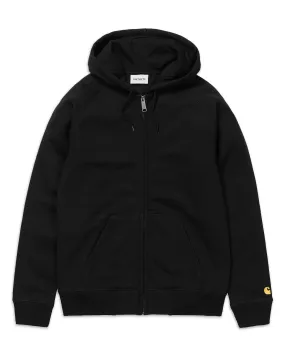 Felpa Full Zip Carhartt Nero I026385-00FXX