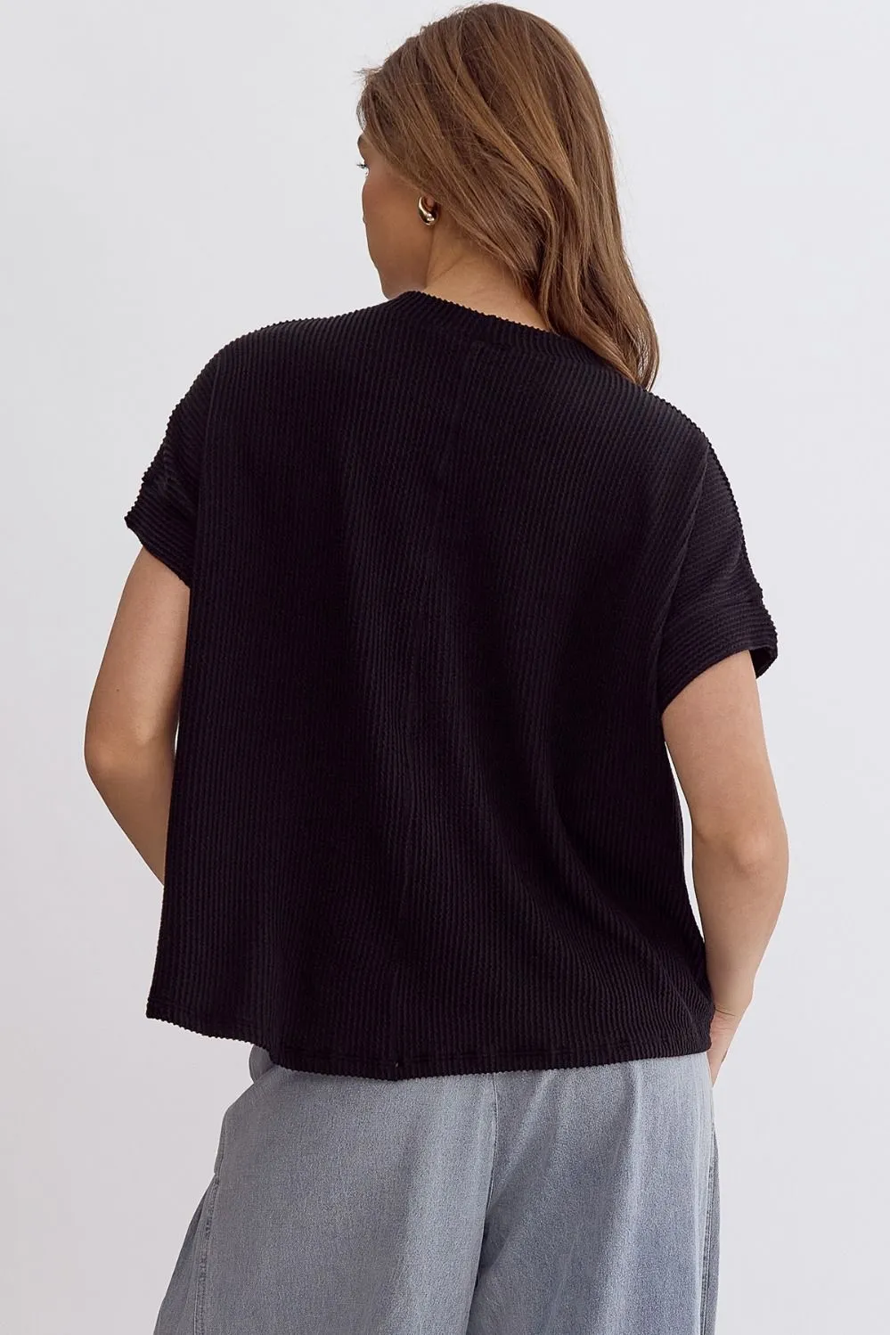 FINAL SALE - Oversized Ribbed Tees - 3 Colors!