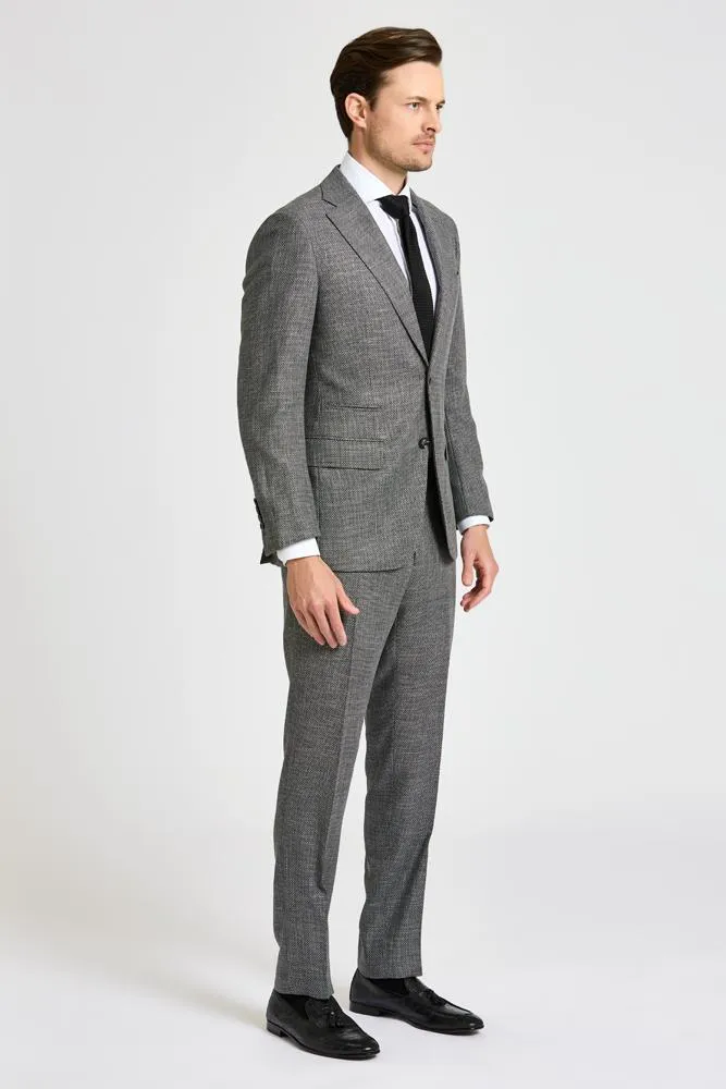 Greyson Suit - Grey Black Circle