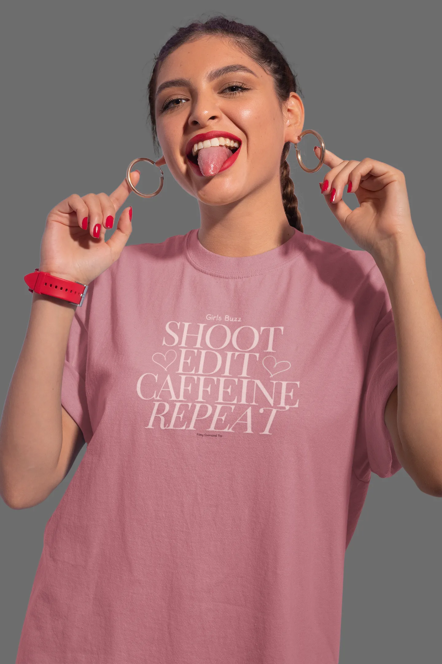 I Call The Shots Oversized Tee