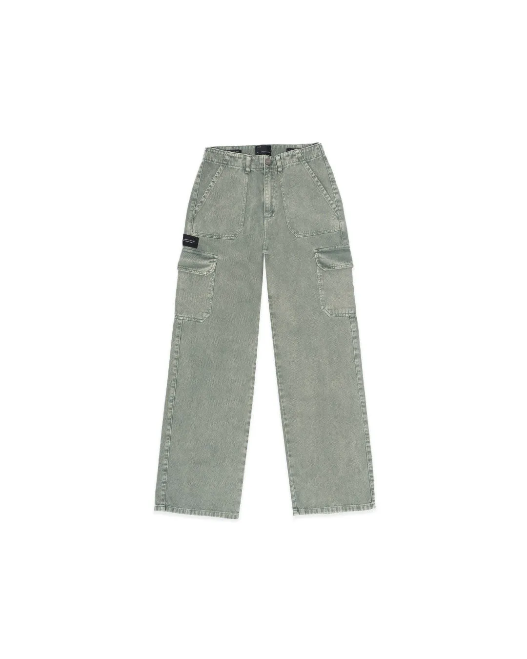 JEAN CARGO MUJER 1111 VERDE