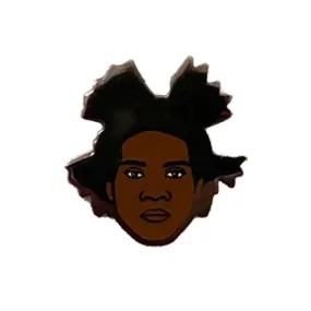 Jean-Michel Basquiat Hard Enamel Pin