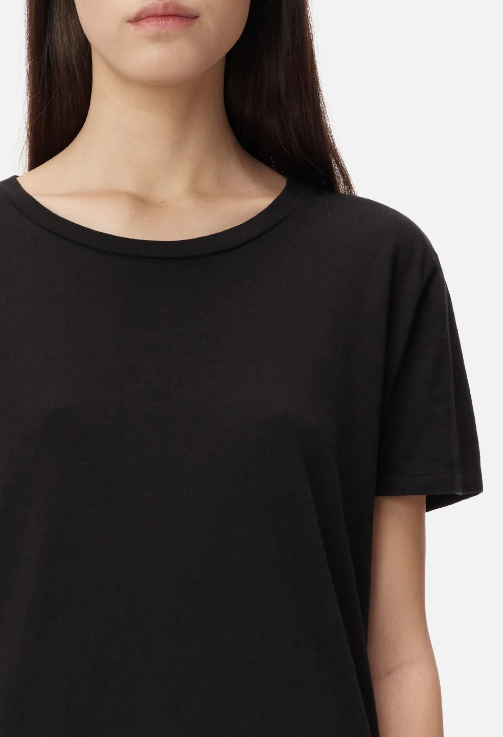 Jersey Relaxed Tee / Black