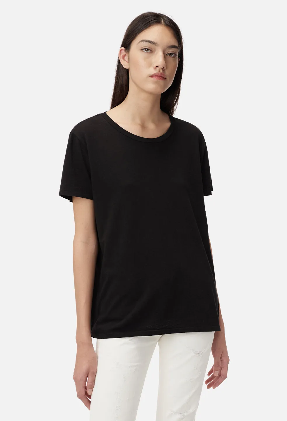 Jersey Relaxed Tee / Black