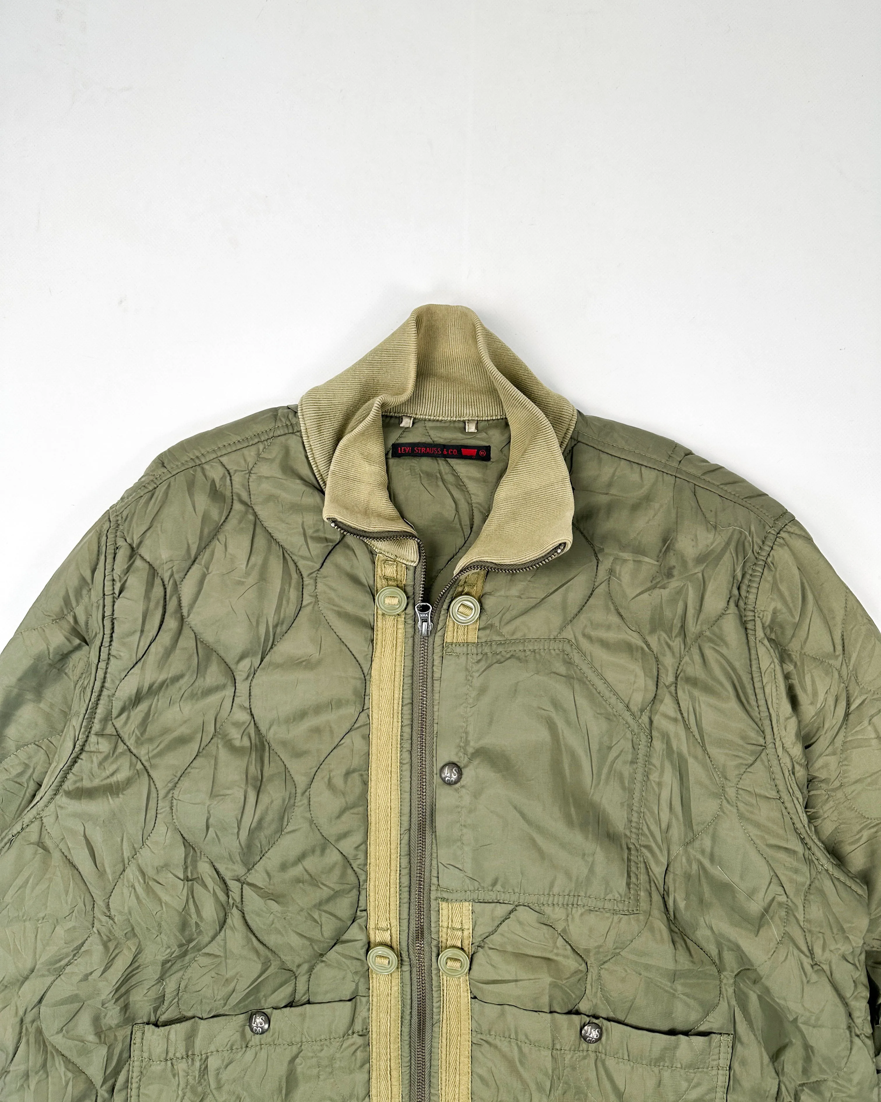 Levis Utility Green Padded Jacket 1990's