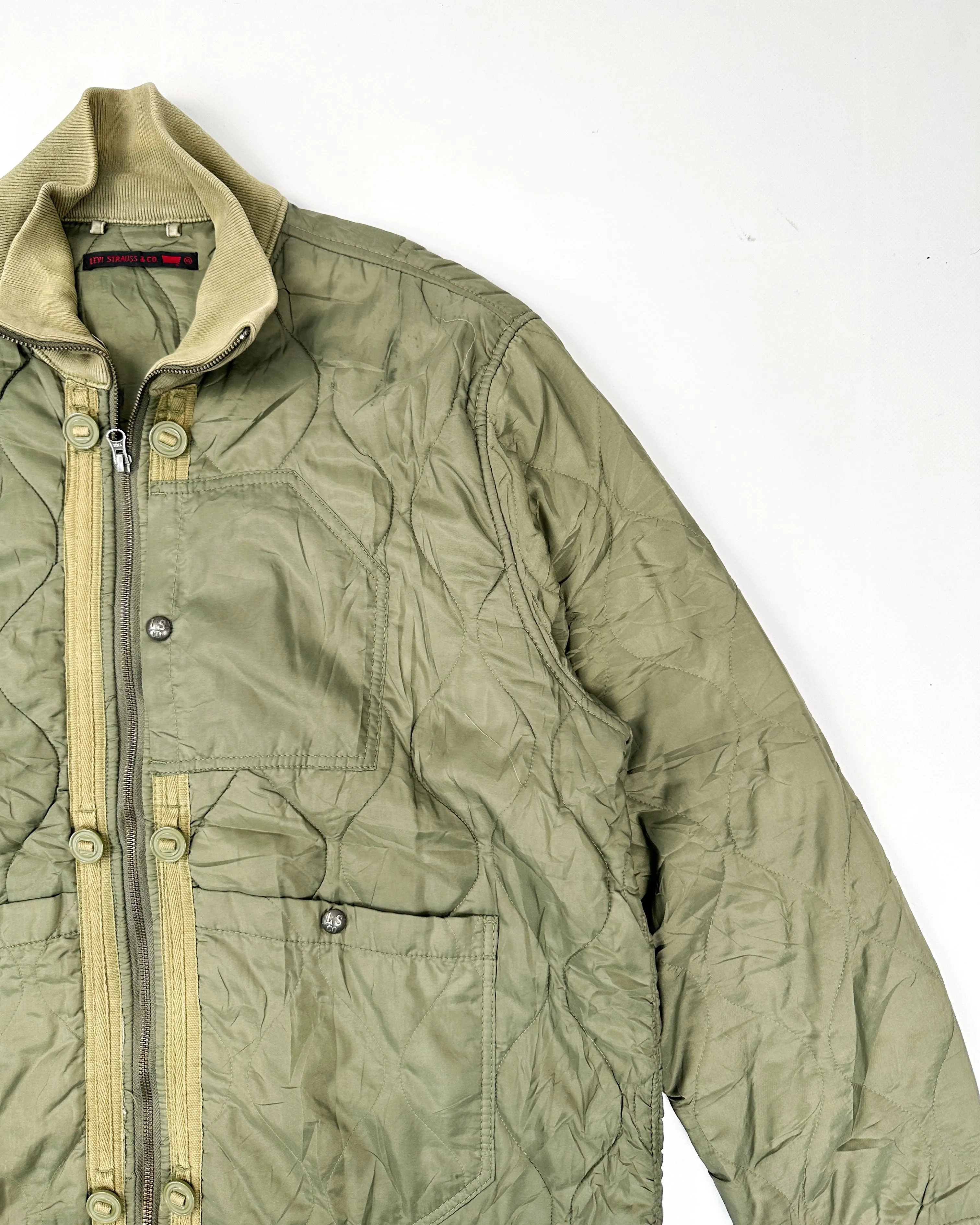 Levis Utility Green Padded Jacket 1990's