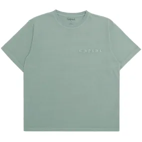 LOGO ESSENTIAL TEE (DUSTY AQUA)