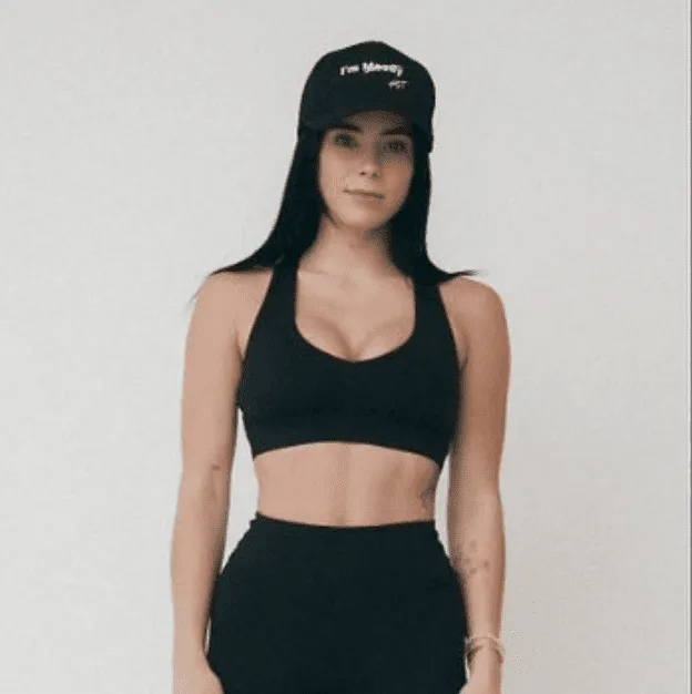 Moody LA Sports Bra Top in Black