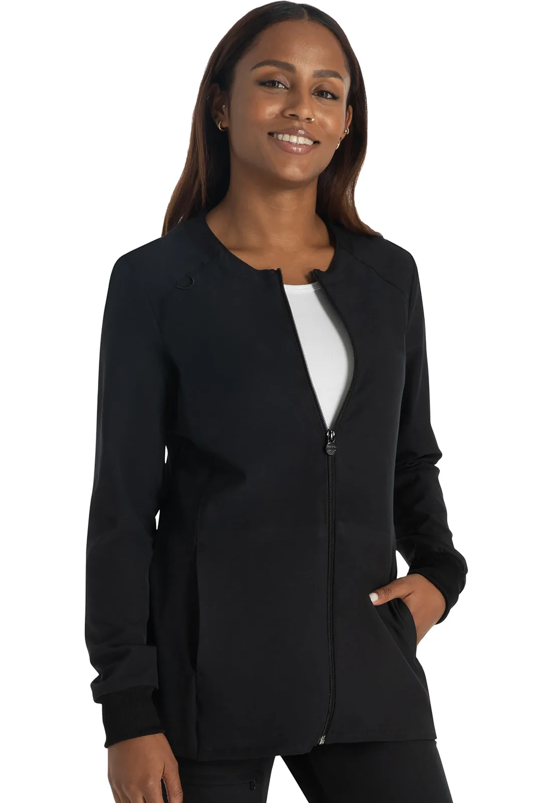 NEW! Allura Reserve Women's Zip-Front Scrub Jacket  CKA351