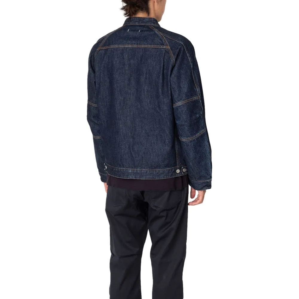 NONNATIVE TRUCKER BLOUSON COTTON 13.5OZ DENIM RW-INDIGO