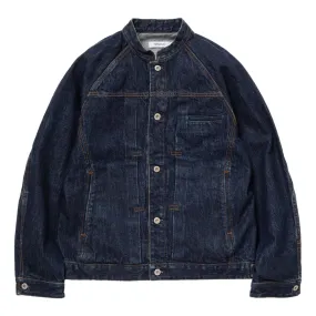 NONNATIVE TRUCKER BLOUSON COTTON 13.5OZ DENIM RW-INDIGO