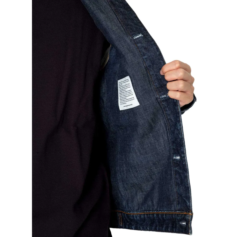 NONNATIVE TRUCKER BLOUSON COTTON 13.5OZ DENIM RW-INDIGO