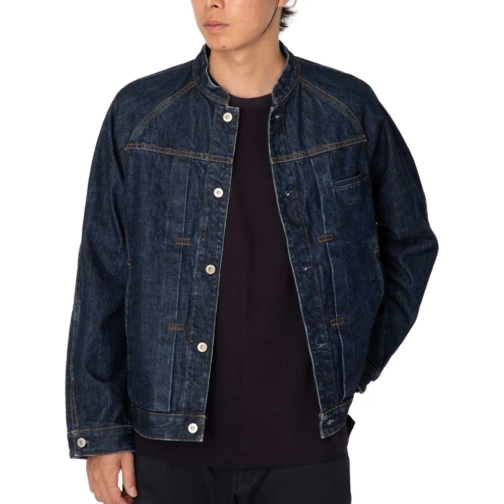 NONNATIVE TRUCKER BLOUSON COTTON 13.5OZ DENIM RW-INDIGO