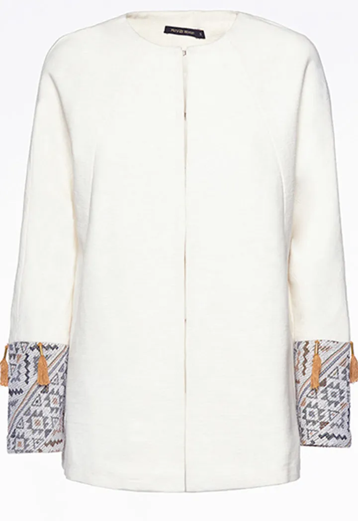 Off White Ethnic Jacket