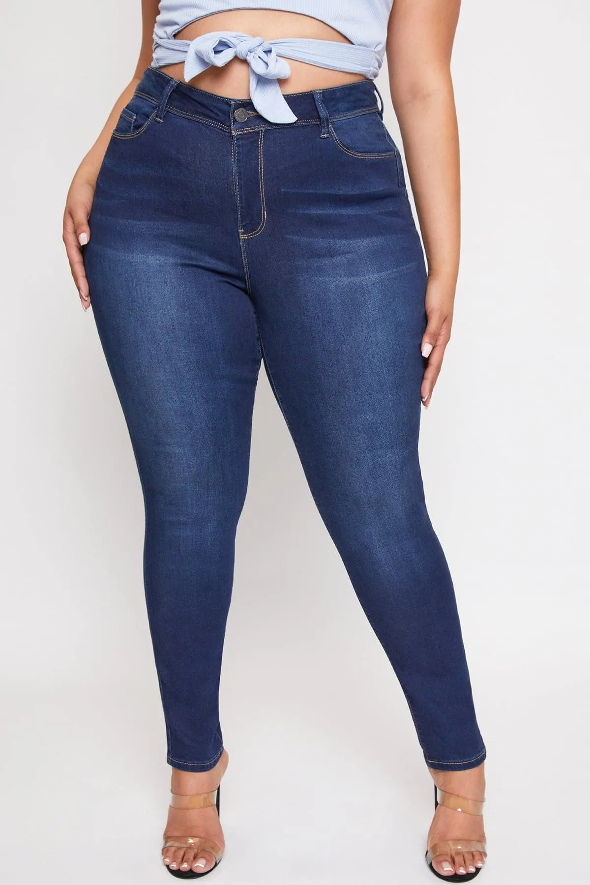 Plus Size Women's Essential  Skinny Jeans