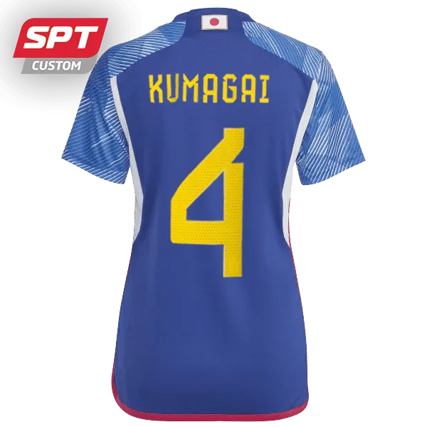 Saki Kumagai # 4 Japan National Womens Home Jersey - 2023