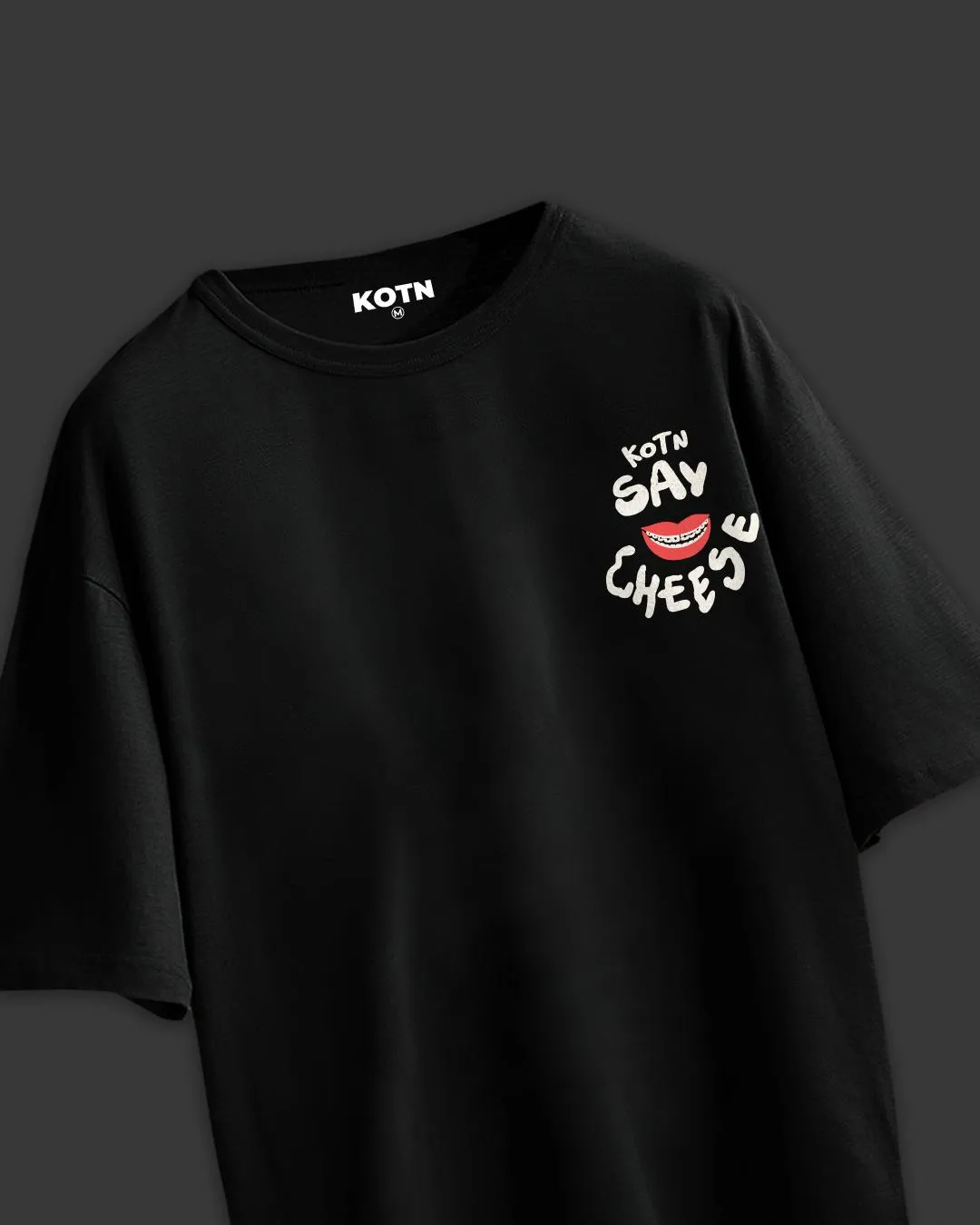 SAY CHEESE OVERSIZED T-SHIRT