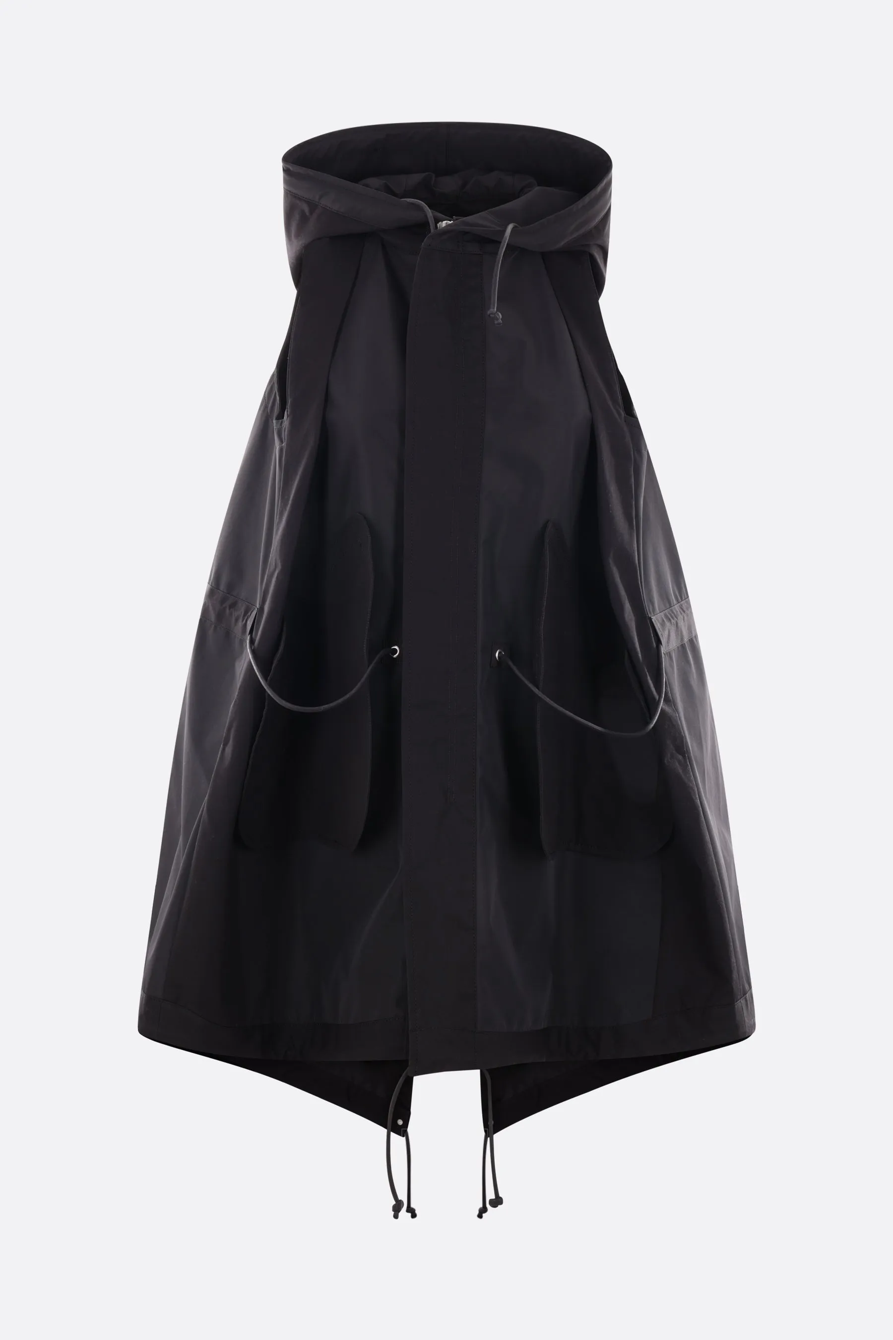 taffeta blouson sleeveless jacket