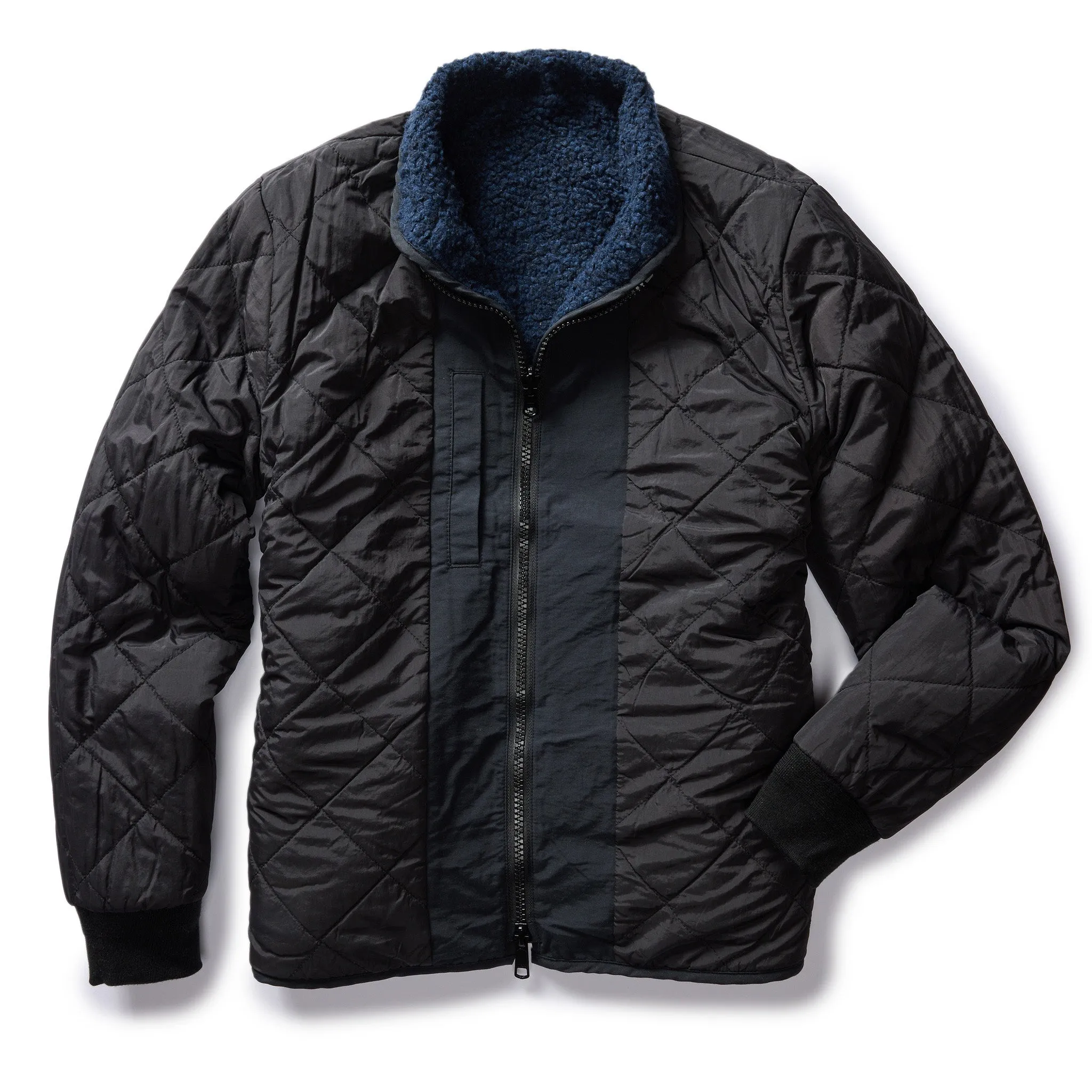 The Carson Jacket in Dark Navy Fleece