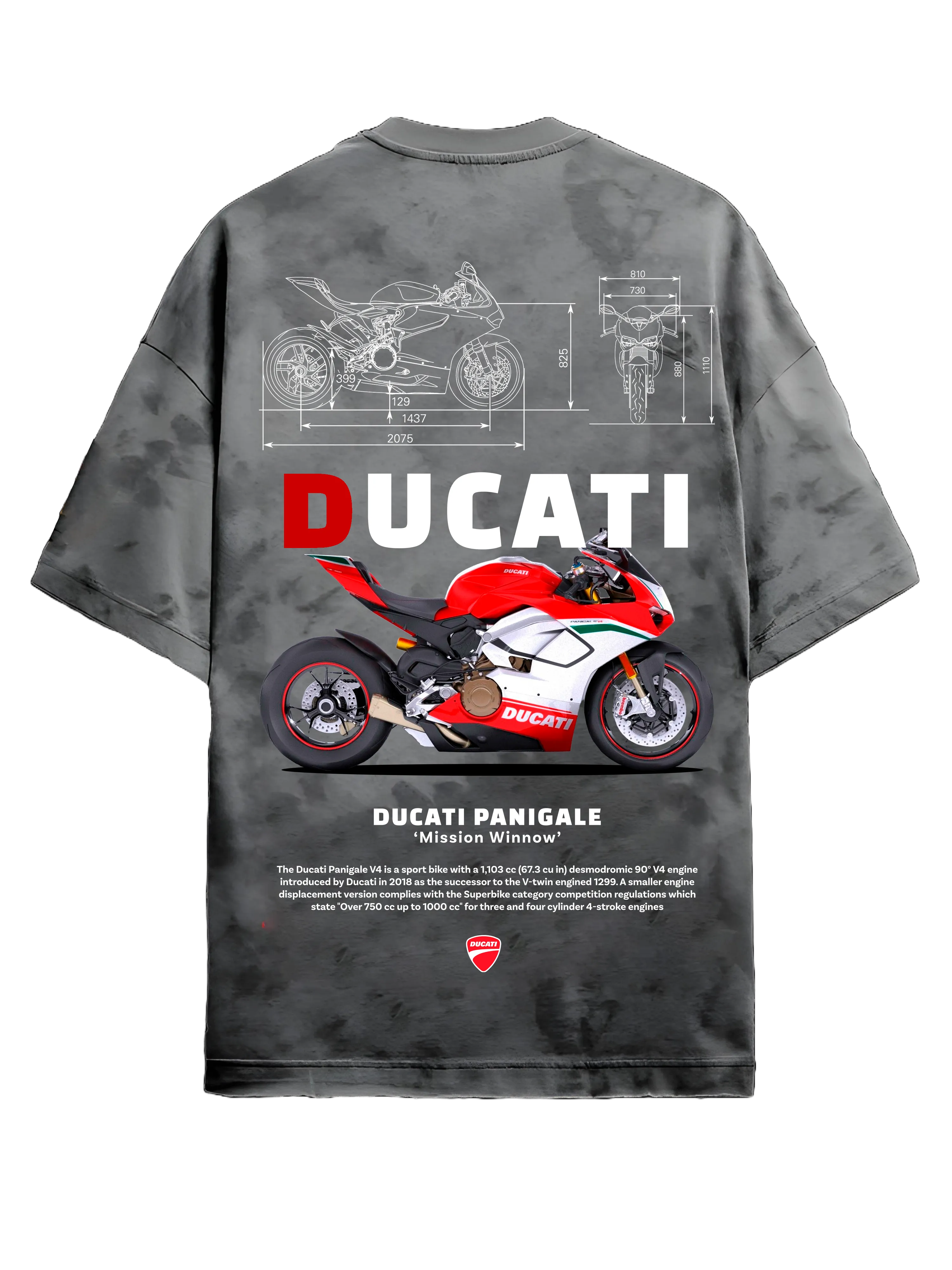 THE DUCATI - OVERSIZED T-SHIRT