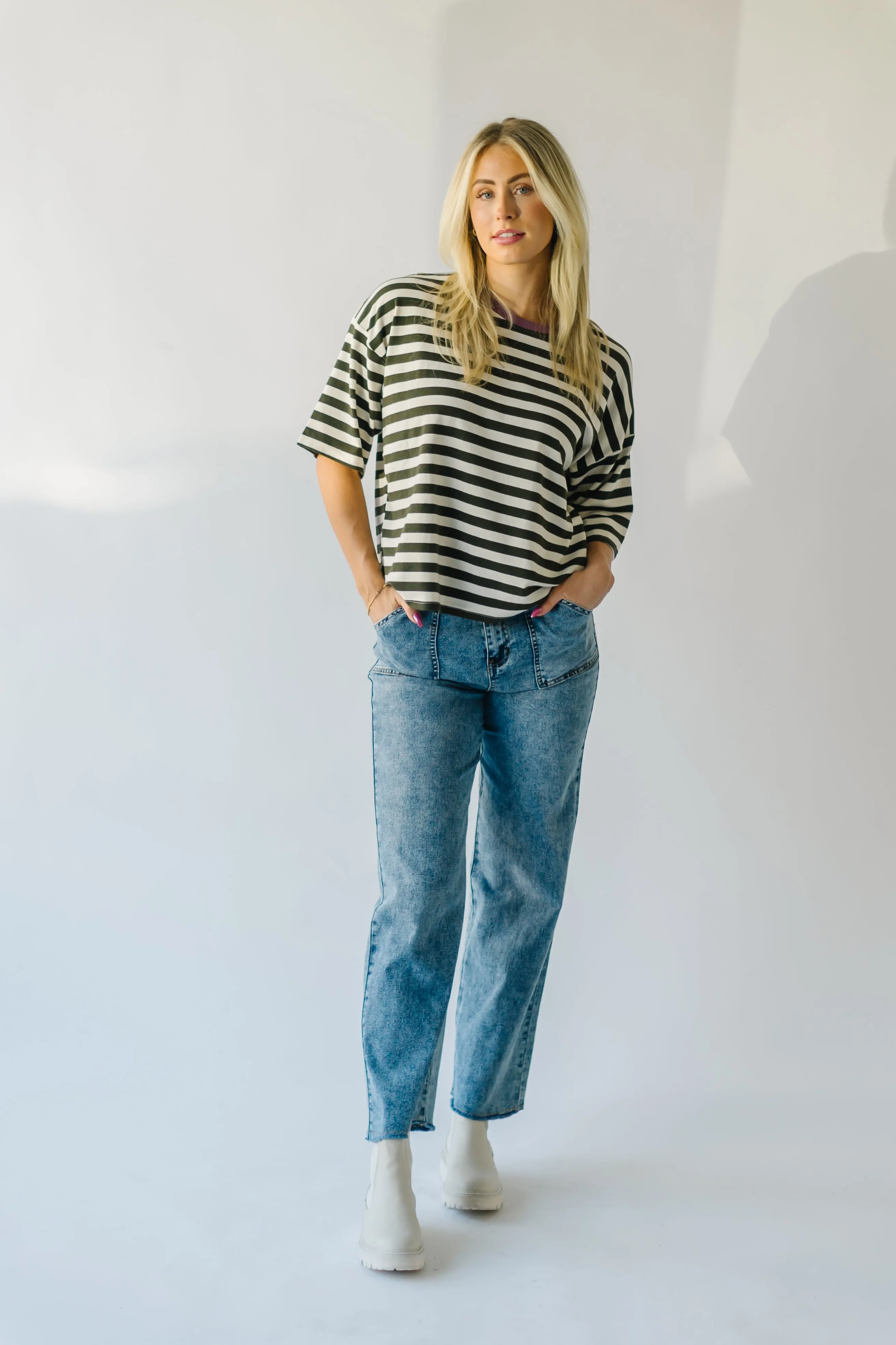 The Moberg Wide Leg Jean in Medium Wash