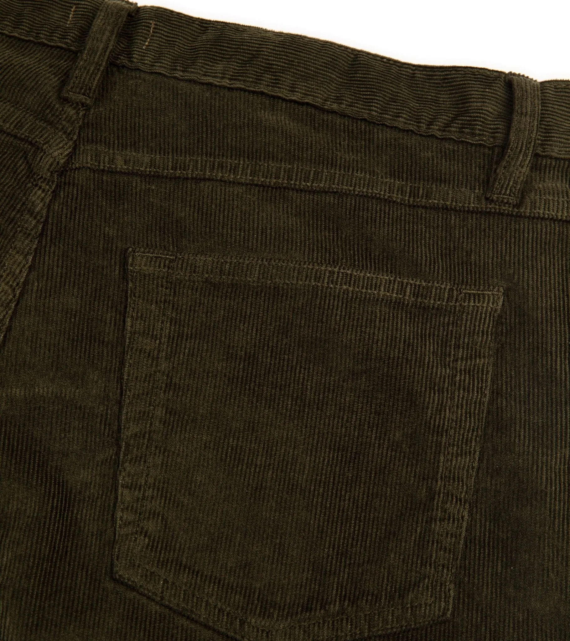 Trunk Duke Corduroy 5 Pocket Trousers: Dark Olive all