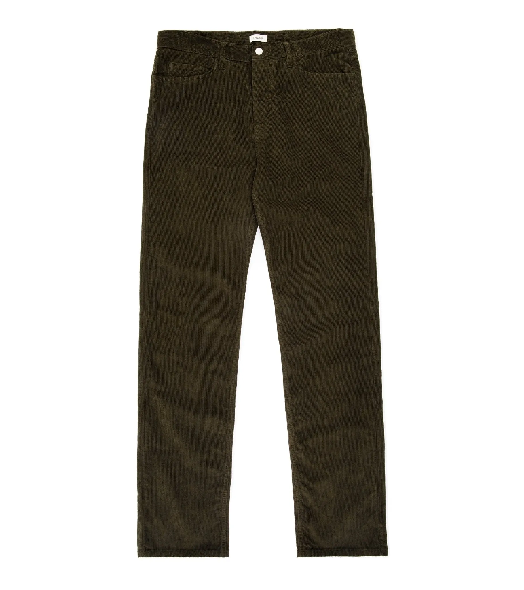 Trunk Duke Corduroy 5 Pocket Trousers: Dark Olive all