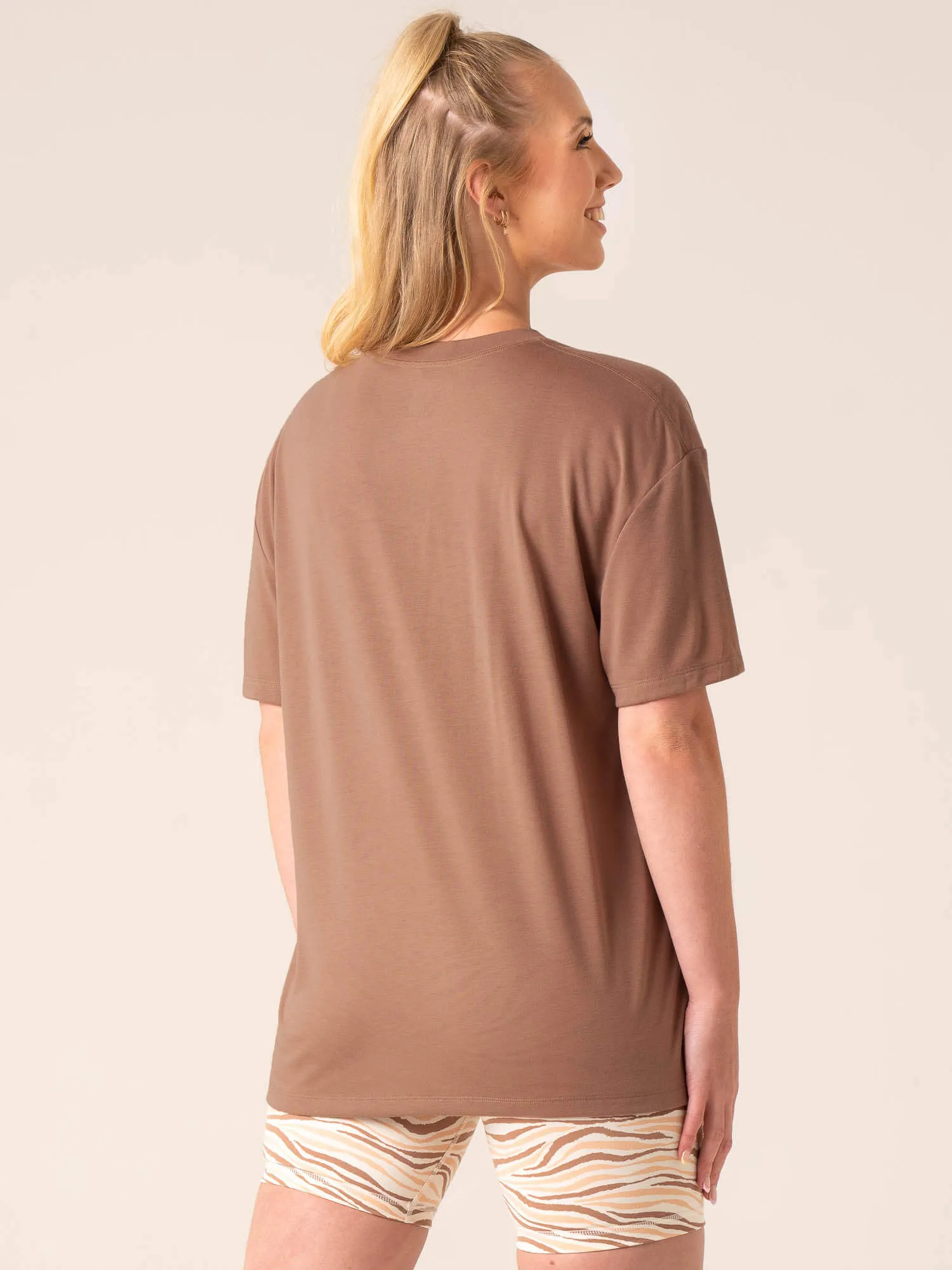 Unstoppable Oversized T-Shirt - Mocha