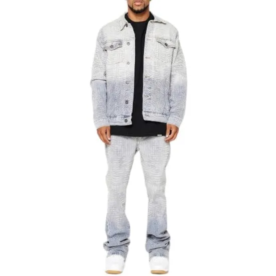 Valabasas Mr. Stitched Denim Jacket (Icy Azure) VLBS5483